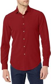 img 2 attached to 👔 Enhanced Mobility Van Heusen Traveler Stretch Sleeve Men's Shirts