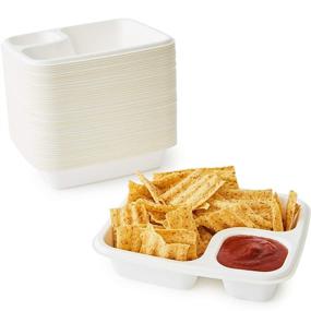 img 4 attached to 🌿 Environmentally-Friendly Biodegradable Bagasse Nacho Trays: A Sustainable Solution