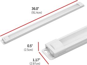 img 3 attached to 💡 UltraPro 36in. Linkable LED Light Fixture: Versatile Brightness Settings for Kitchen Under Cabinet Lighting - slim, convenient, and efficient!