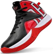 🏀 ashion kids high-top basketball sneakers: non-slip sport shoes for boys and girls (little kid/big kid) logo