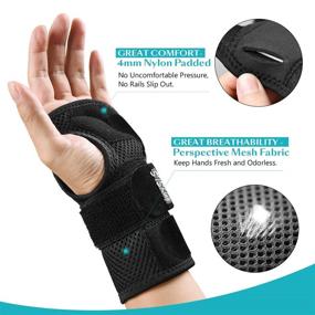 img 1 attached to 🖐️ Adjustable Carpal Tunnel Wrist Brace for Optimal Support