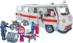 img 3 attached to Immerse Your Little One in Adventure with Simba Toys Masha Ambulance Playset