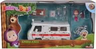 immerse your little one in adventure with simba toys masha ambulance playset логотип