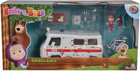 img 4 attached to Immerse Your Little One in Adventure with Simba Toys Masha Ambulance Playset