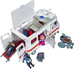 img 1 attached to Immerse Your Little One in Adventure with Simba Toys Masha Ambulance Playset