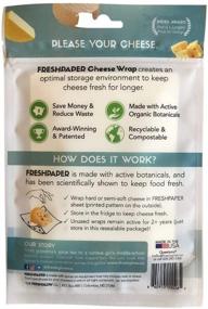 img 3 attached to 🧀 FRESHPAPER Food Saver Sheets for Cheese by THE FRESHGLOW Co - 8 Reusable Sheets (1 Pack) - Made in the USA - Extend Cheese Freshness 2-4x Longer