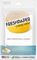 🧀 freshpaper food saver sheets for cheese by the freshglow co - 8 reusable sheets (1 pack) - made in the usa - extend cheese freshness 2-4x longer логотип