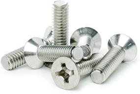 img 1 attached to 🔩 High-Quality Phillips Stainless Quantity Bridge Fasteners: Fastening Excellence for Screws