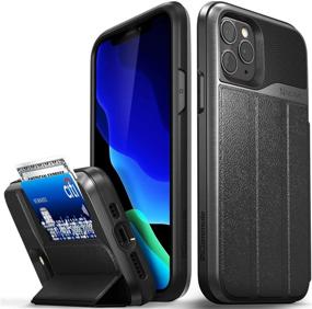 img 4 attached to 📱 Vena vCommute Wallet Case: Military Grade Drop Protection for iPhone 11 Pro (5.8"-inch 2019) - Space Gray