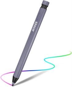 img 4 attached to 📱 A Brilliant AWINNER Grey Pencil: The Ultimate iPad Compatibility