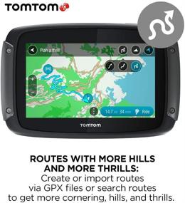 img 3 attached to 🏍️ TomTom Rider 550 Motorcycle GPS Navigation Device, 4.3 Inch, with Global Maps, Motorcycle-Specific Winding and Hilly Road Routes, WiFi Updates, Traffic Alerts and Speed Cameras, Siri and Google Now Compatible
