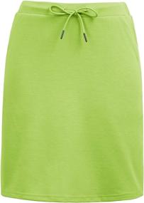 img 3 attached to 👗 JACK SMITH Women's Stretchy Knee Length Skirt Athletic Skort with Drawstring Waist and Convenient Pockets