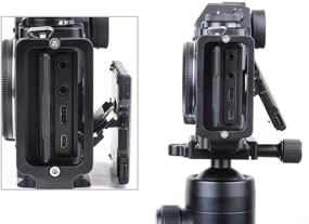 img 2 attached to 📷 Sunwayfoto PFL-XT3: ARCA/RRS Compatible L Plate/Bracket for Fuji X-T3 Camera