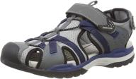 geox borealis closed sandals black boys' shoes logo