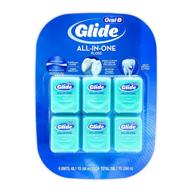 гладкое зубное полотенце glide crest comfort plus с мятой - 40м (6 штук) логотип