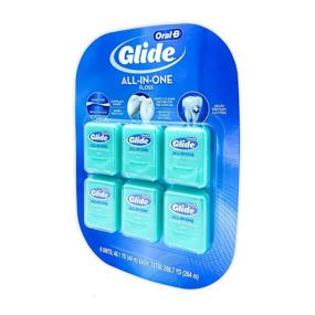 img 1 attached to Гладкое Зубное полотенце Glide Crest Comfort Plus с мятой - 40м (6 штук)