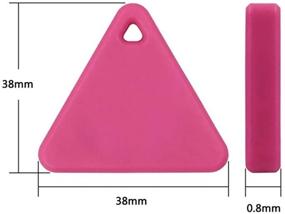 img 1 attached to 🔍 Bluetooth Mini Triangle GPS Tracking Device: Intelligent Anti-Lost Alarm for Kids, Keys, Luggage