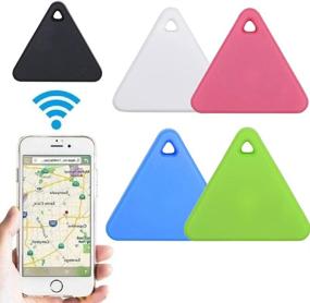 img 2 attached to 🔍 Bluetooth Mini Triangle GPS Tracking Device: Intelligent Anti-Lost Alarm for Kids, Keys, Luggage