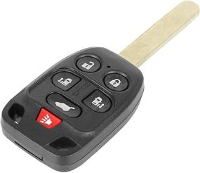 img 4 attached to «🔑 Обновите свой Honda Odyssey 2011-2013: X AUTOHAUX безключевой пульт дистанционного управления корпус ключа - премиальная черная замена N5F-A04TAA»