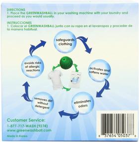 img 1 attached to 🟢 Green Wash Ball: Detergent-Free Laundry Solution for Effective Cleaning