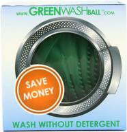 🟢 green wash ball: detergent-free laundry solution for effective cleaning logo