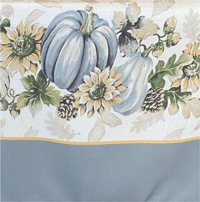 img 1 attached to Enhance Your Thanksgiving Feast with Newbridge Farmhouse Thanksgiving Tablecloth Stonewashed