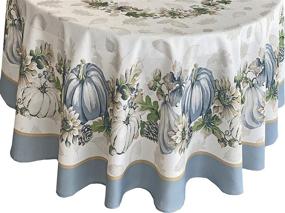 img 2 attached to Enhance Your Thanksgiving Feast with Newbridge Farmhouse Thanksgiving Tablecloth Stonewashed