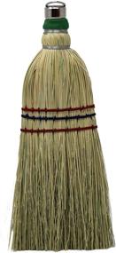 img 4 attached to Premium 12-Inch Whisk Broom: Genuine Handcrafted Broomcorn for Authentic Cleaning