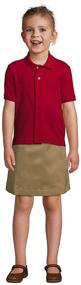 img 1 attached to Lands End Uniform Adaptive Interlock Boys' Clothing and Tops, Tees & Shirts