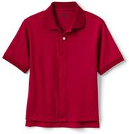 lands end uniform adaptive interlock boys' clothing and tops, tees & shirts logo