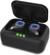 🎧 punkcase punkbuds 2.0 series: true wireless earbuds with noise cancelling mic, ideal for iphone and android, perfect for sports, small and secure logo