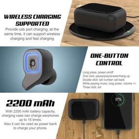 img 3 attached to 🎧 Punkcase Punkbuds 2.0 Series: True Wireless Earbuds with Noise Cancelling Mic, Ideal for iPhone and Android, Perfect for Sports, Small and Secure