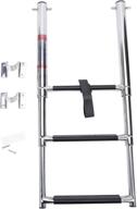 🚤 amarine made 3 step stainless under mount telescoping boat boarding ladder: discreet under platform solution логотип