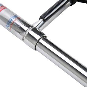 img 2 attached to 🚤 Amarine Made 3 Step Stainless Under Mount Telescoping Boat Boarding Ladder: Discreet Under Platform Solution