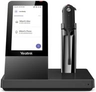 беспроводная гарнитура yealink wh67: bluetooth-гарнитура с микрофоном для ip-телефона в офисе, пк, ноутбука и sip-телефона - сертифицированная для teams логотип