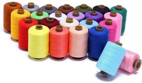 img 3 attached to 🧵 Candora Sewing Thread Assortment Coil: 24 Color 1000 Yards of All-Purpose Polyester Thread for Hand and Machine Sewing Kit