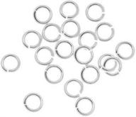 beadaholique sterling jump lock rings, 4mm, 20-gauge, silver - pack of 20 logo