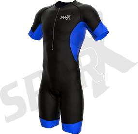 img 3 attached to Sparx Triathlon SpeedSuit Skinsuit Swim Bike Run Sports & Fitness and Other Sports