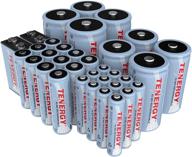 tenergy capacity rechargeable 34 cell battery logo