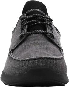 img 3 attached to Skechers Men's Relax Fit Elent Mosen Black Shoes for Men