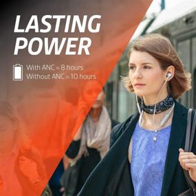 img 1 attached to 🎧 Graphite Plantronics BackBeat GO 410 Wireless Headphones with Active Noise Cancelling Earbuds