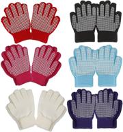 gilbin stretch gripper magic gloves: vibrant girls' accessories for ultimate style and comfort logo
