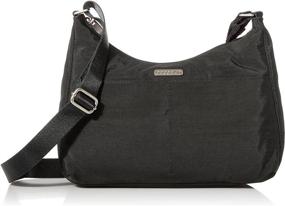 img 4 attached to 👜 Баггаллини Хармония средняя, цвет уголь/фуксия, женские сумки, кошельки и хобо-сумки