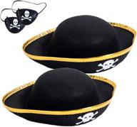 packs kids felt pirate hat logo