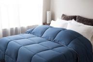 navy king/cal king pillowtex dream in color all season comforter: ultimate comfort and style logo