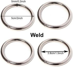 img 3 attached to WenQin Welded Metal Ring Rings