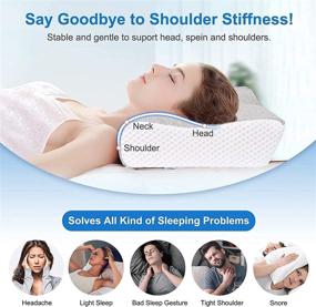 img 1 attached to Sleeping Cervical Ergonomic Washable Sleepers