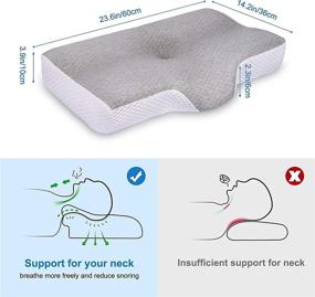 img 3 attached to Sleeping Cervical Ergonomic Washable Sleepers