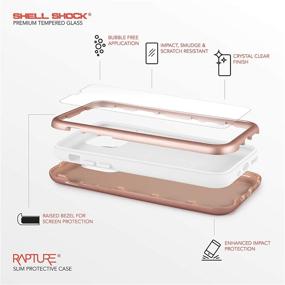 img 3 attached to 📱 Rose Gold iPhone 11 Pro-Compatible Cellairis Bundle: Cell Phone Case and Tempered-Glass Screen Protector