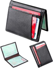 img 2 attached to Ultimate Protection: Pocket Genuine Leather Wallets with Advanced Blocking Technology